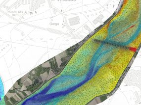 Modello idrodinamico a fondo mobile del Fiume Isonzo