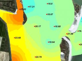 Misure di salinità e temperatura nella Laguna del Canarin